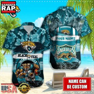 NFL Jacksonville Jaguars Mascot Football Hawaiian Shirt