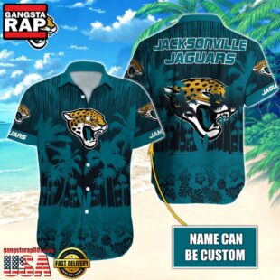 NFL Jacksonville Jaguars Vintage Style Custom Aloha Shirts