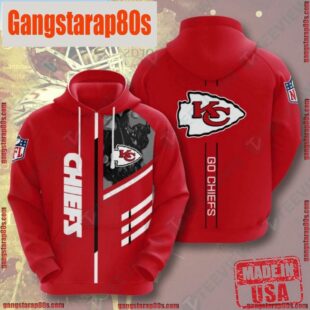 NFL Kansas City Chiefs All Over Print Graphic All Over Print Unisex Hoodie