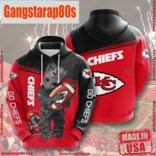 NFL Kansas City Chiefs Darc Sport Unisex Hoodies All Over Print