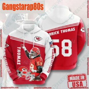 NFL Kansas City Chiefs Derrick Thomas Cheap Sports Unisex Hoodies