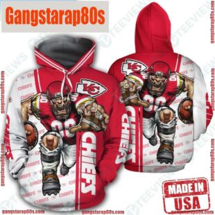 NFL Kansas City Chiefs Legends All Over Print Unisex Hoodies