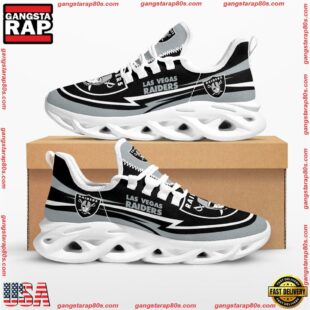 NFL Las Vegas Raiders Are Coming Curves Max Soul Shoes