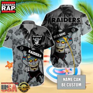 NFL Las Vegas Raiders Retro Custom Hawaiian Shirts