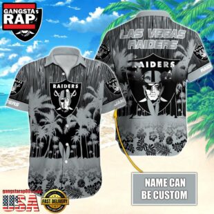 NFL Las Vegas Raiders Vintage Style Custom Aloha Shirts