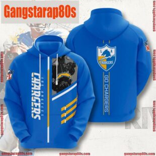 NFL Los Angeles Chargers All Over Print Unisex Hoodie