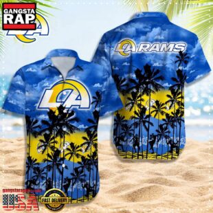 NFL Los Angeles Rams Retro Aloha Shirts