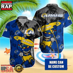 NFL Los Angeles Rams Retro Custom Hawaiian Shirts