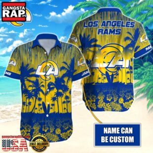 NFL Los Angeles Rams Vintage Style Custom Aloha Shirts