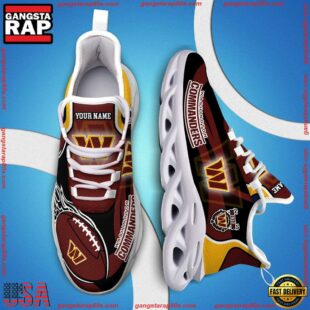 NFL Max Soul Shoes, Nfl Washington Commanders White C Shoes For Fans