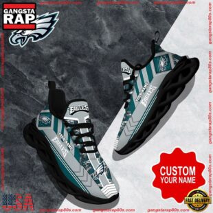 NFL Max Soul Shoes, Philadelphia Eagles Clunky Shoes Logo Custom Name Nfl