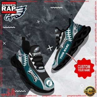 NFL Max Soul Shoes, Philadelphia Eagles Shoes Custom Nfl Sport Loves