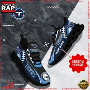 NFL Max Soul Shoes, Tennessee Titans Shoes Custom Nfl Sport Loves