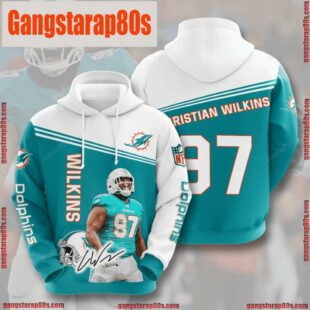 NFL Miami Dolphins All Over Print Unisex Hoodie For Men For Women