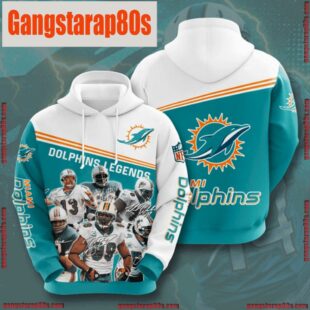 NFL Miami Dolphins All Over Print Unisex Hoodie For Men Women