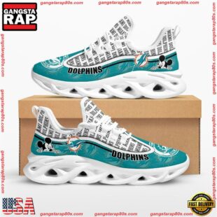 NFL Miami Dolphins Mickey Mouse Max Soul Shoes