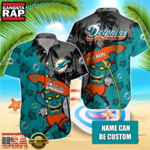 NFL Miami Dolphins Retro Custom Hawaiian Shirts