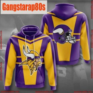 NFL Minnesota Vikings All Over Print Unisex Hoodie For Men Women