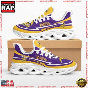 NFL Minnesota Vikings Are Coming Curves Max Soul Shoes