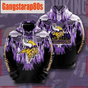 NFL Minnesota Vikings Native Men and Women All Over Print Unisex Hoodie