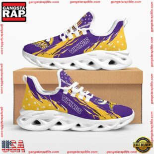 NFL Minnesota Vikings Stars and Stripes M Soul Shoes