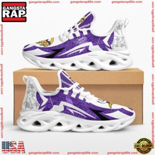 NFL Minnesota Vikings Symbol Geometric Pattern Max Soul Shoes