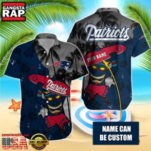 NFL New England Patriots Retro Custom Hawaiian Shirts