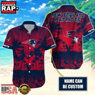 NFL New England Patriots Vintage Style Custom Aloha Shirts