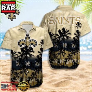 NFL New Orleans Saints Retro Aloha Shirts