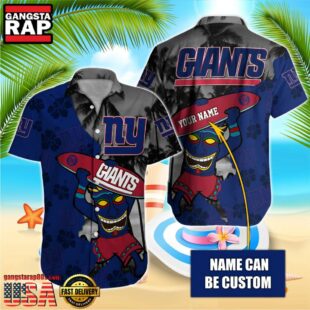 NFL New York Giants Retro Custom Hawaiian Shirts