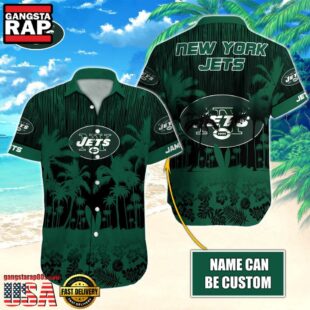 NFL New York Jets Vintage Style Custom Aloha Shirts