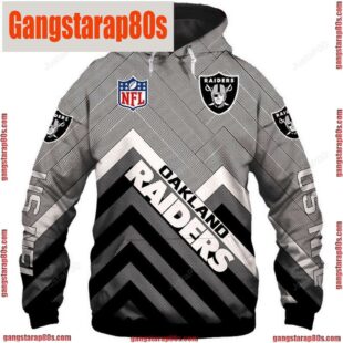 NFL Oakland Raiders Men and Women All Over Print Unisex Hoodie