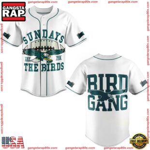 NFL Philadelphia Eagles Bird Gang Baseball Jersey