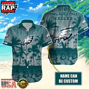 NFL Philadelphia Eagles Vintage Style Custom Aloha Shirts