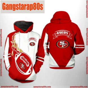 NFL San Francisco 49ers Classic All Over Print Unisex Hoodie