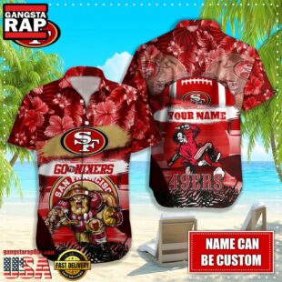 NFL San Francisco 49ers Mascot Football Hawaiian Shirt