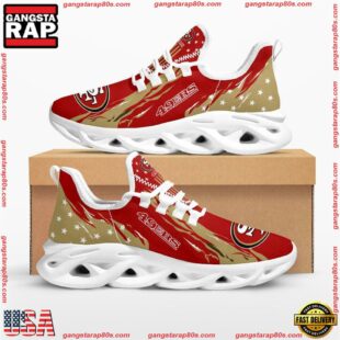 NFL San Francisco 49ers Stars and Stripes M Soul Shoes