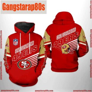 NFL San Francisco 49ers Team All Over Print Unisex Hoodie