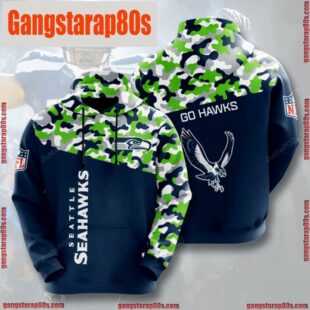 NFL Seattle Seahawks All Over Print Unisex Hoodie For Men Womens