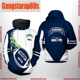 NFL Seattle Seahawks Classic All Over Print Unisex Hoodie