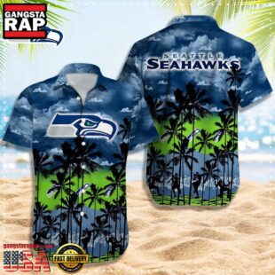 NFL Seattle Seahawks Retro Aloha Shirts