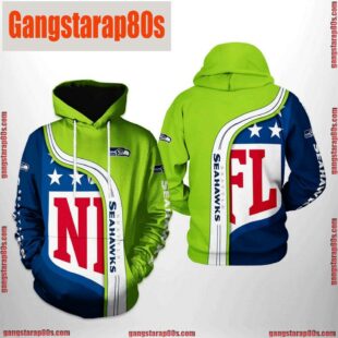 NFL Seattle Seahawks Team All Over Print Unisex Hoodie