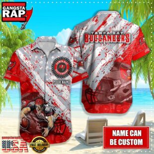 NFL Tampa Bay Buccaneers American Flag custom Hawaiian Shirts