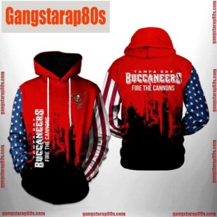 NFL Tampa Bay Buccaneers Team US All Over Print Unisex Hoodie