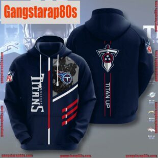 NFL Tennessee Titans All Over Print Unisex Hoodie For Men Women