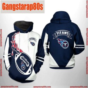 NFL Tennessee Titans Classic All Over Print Unisex Hoodie