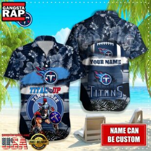 NFL Tennessee Titans Mascot Football Hawaiian Shirt