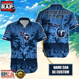 NFL Tennessee Titans Vintage Style Custom Aloha Shirts