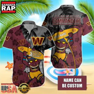 NFL Washington Commanders Retro Custom Hawaiian Shirts