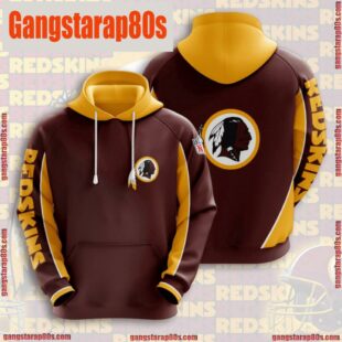 NFL Washington Redskins All Over Print Unisex Hoodie For Men